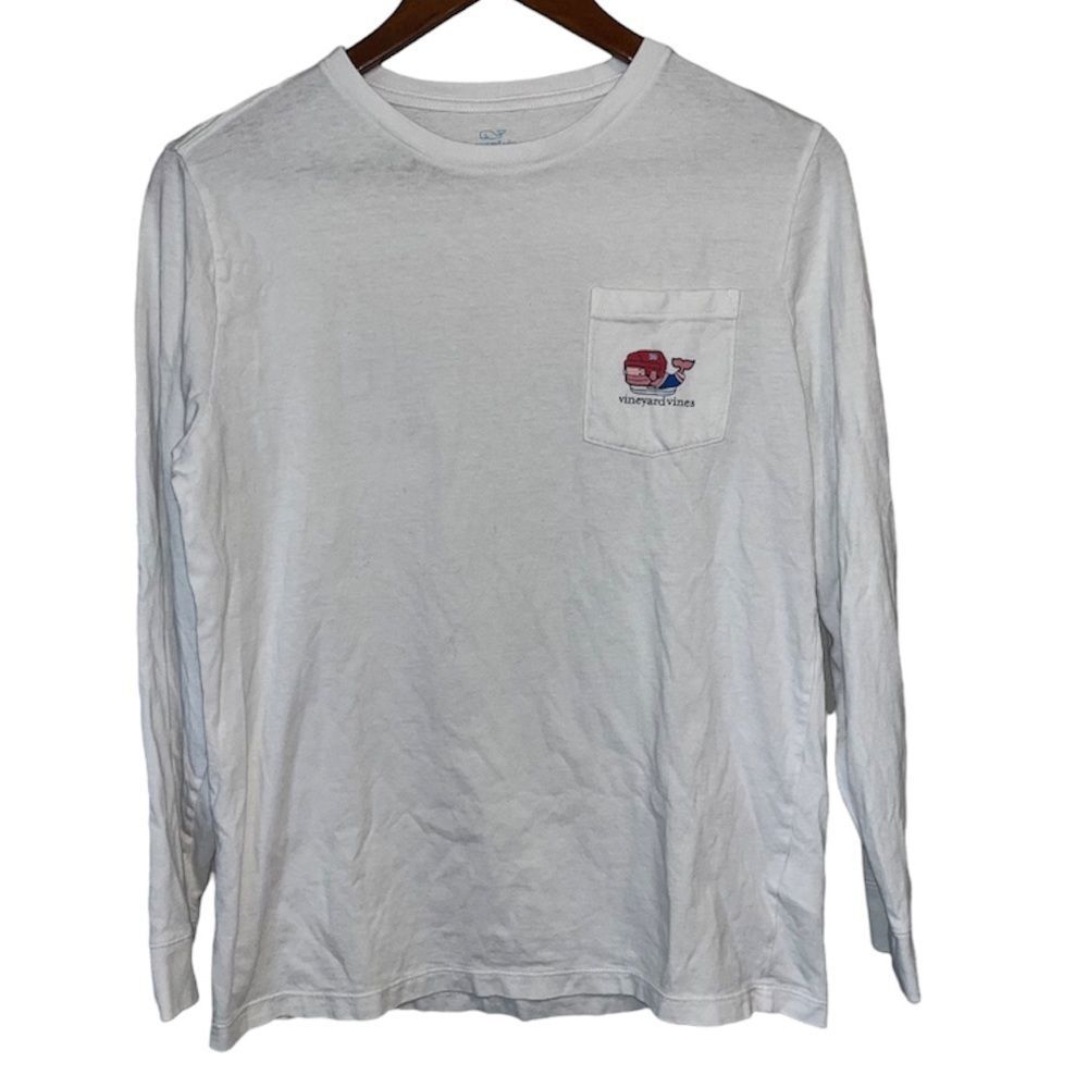 Vineyard Vines Hockey Whale Logo Long Sleeve T-Shirt